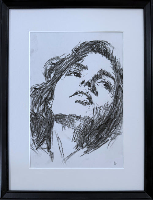Angelika - Studies gerahmt